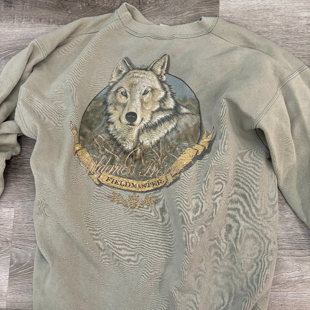 Vintage Field Master Crewneck Medium Wolf - Men's vintage wolf sweater